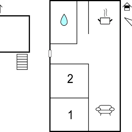 Apartment Nice In W/ Wifi And 2 Bedrooms Kroslin